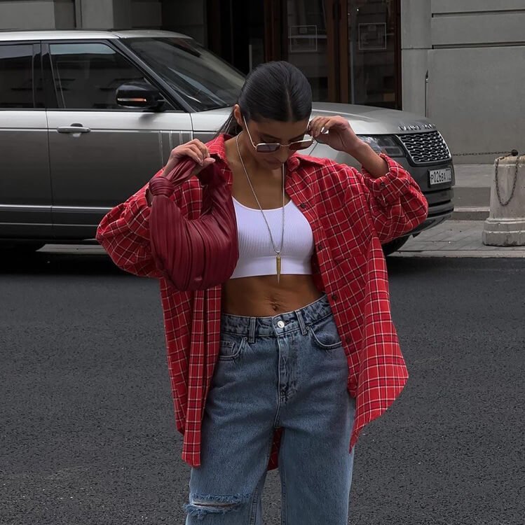 Loose Checkered Shirt