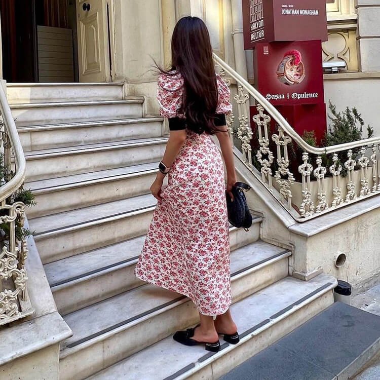 Floral Doll Collar Dress