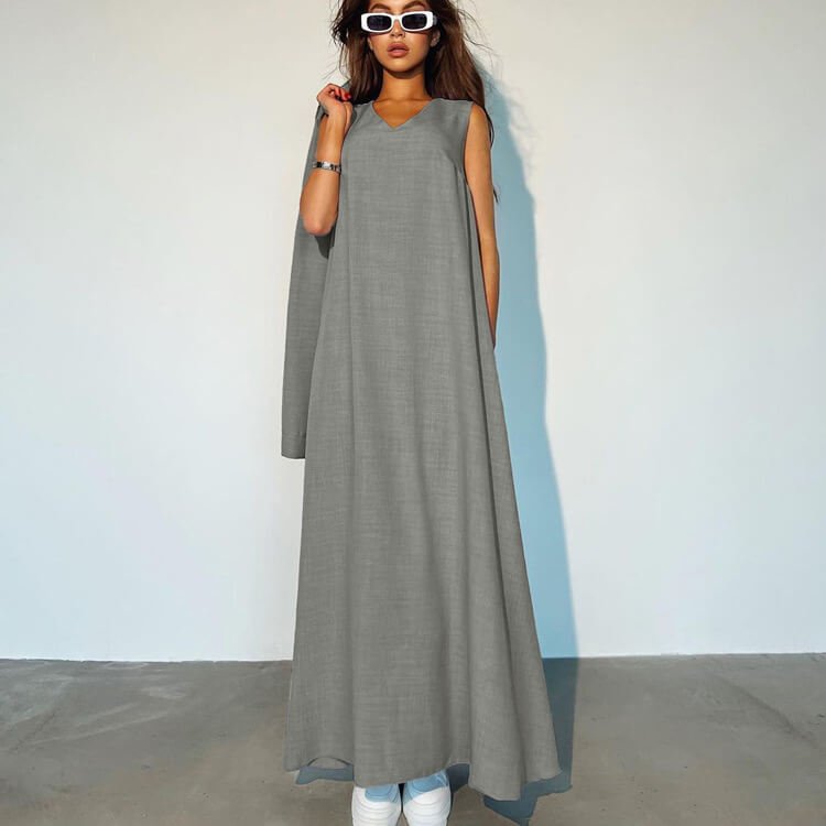 Loose Shirt Dress Two-piece